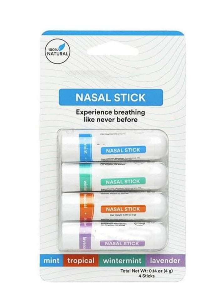 4-pack refreshing portable steam inhaler nasal strips bring positivity and gratitude, relax you every day, relieve stress and improve breathability - Image 1