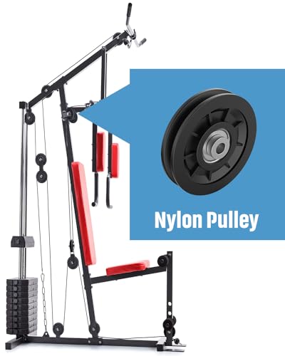 Mixizigoz 90mm/3.5" Universal Nylon Bearing Pulley-Wheel Replace for Home Gym Equipment Part Cable Machine, Wearproof Abration Bearing Wheel, Gym Equipment and Garage Door Pulley System - Image 2