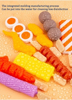 Aikenn 109Pcs Pretend Play Food Set, Children Simulation Barbecue Toy Set Kitchen Toys Cookware and Cooking Food Role Play Educational Play House Toys  - Image 3