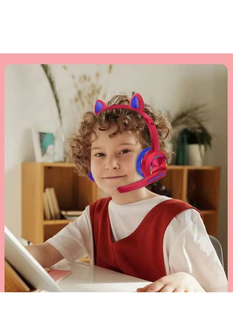 GULFLINK سماعات رأس GULFLINK بلوتوث لاسلكية للأطفال والمراهقين والبالغين - Image 4
