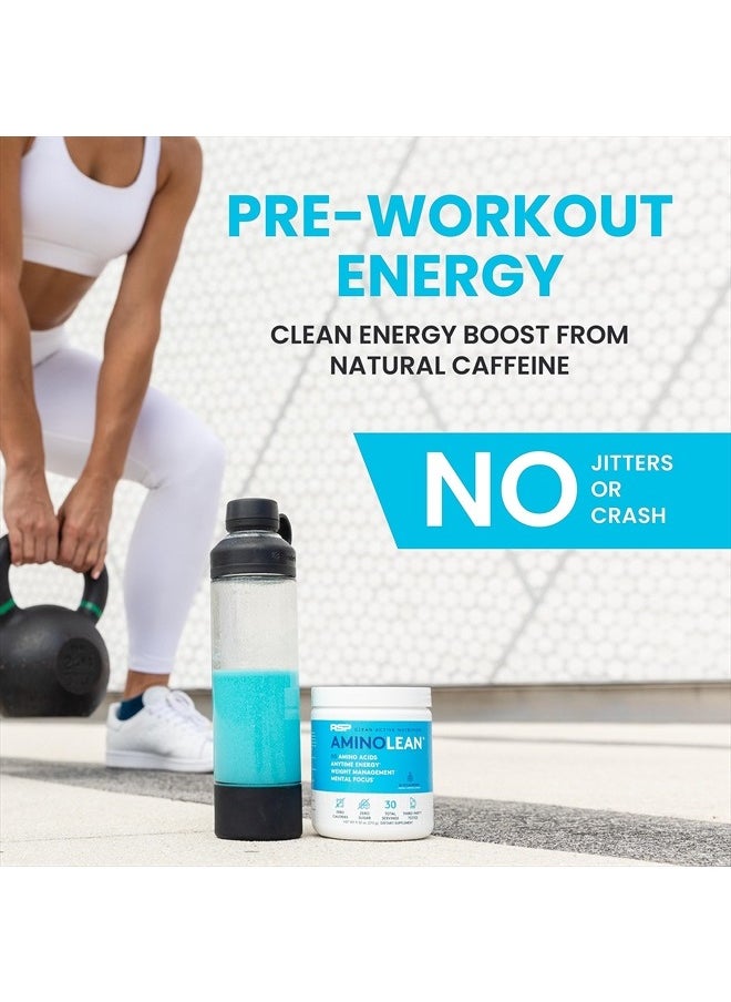 RSP Nutrition - RSP Nutrition AminoLean Pre Workout Powder, Amino Energy & Weight Management with BCAA Amino Acids & Natural Caffeine, Preworkout Boost for Men & Women, 30 Serv - Image 1