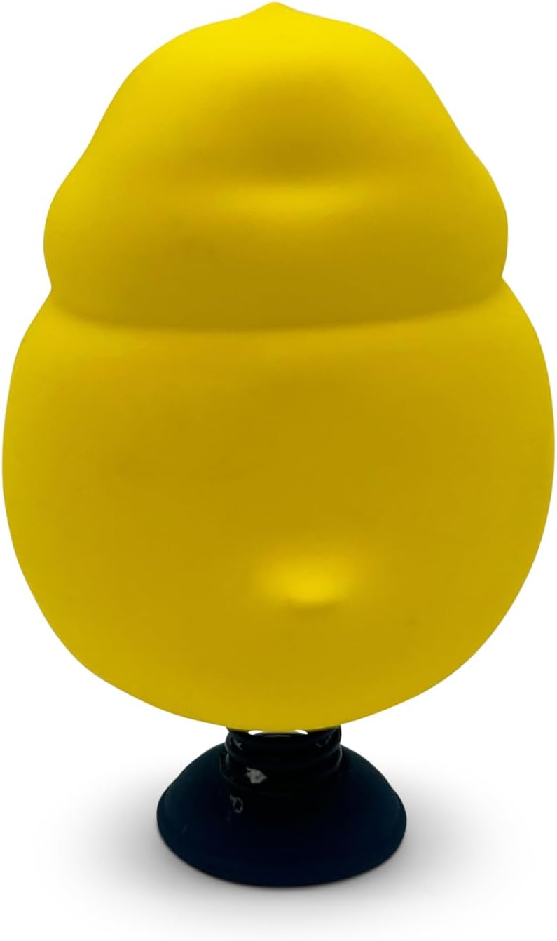 GOOFBALLS Duck with Knife Dashboard Dancer – Hilarious Bobblehead Angry Duck Holding a Knife – Funny Car Dashboard Toy – Soft Plastic with Adhesive Pad – Quirky Gift for Drivers, Office Desks & Gag Gift Lovers - Image 2