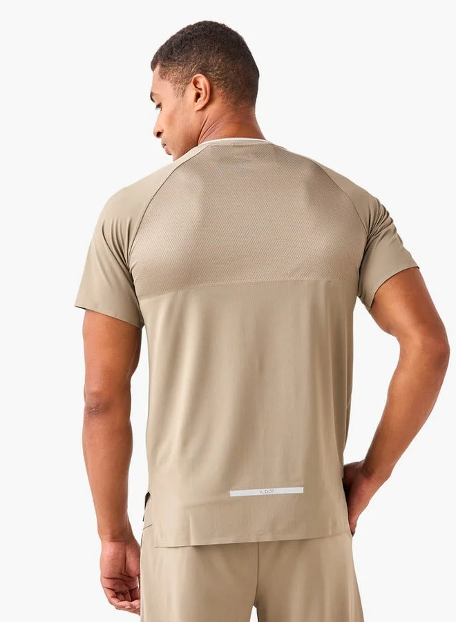 Splash Active  Textured T-shirt for Men | Best Price UAE