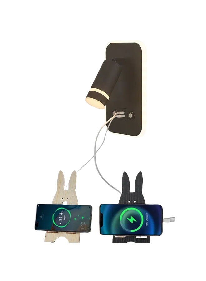 عام الإبداعية لمسة الجدار مصباح بسيط السرير القراءة الخفيفة مع أوسب الجدار مصباح غرفة الفندق ضوء ثلاث لهجة ضوء مصباح - Image 1