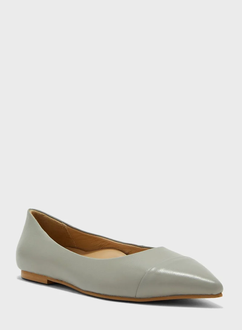 Hush Puppies Pointed Toe Ballerinas