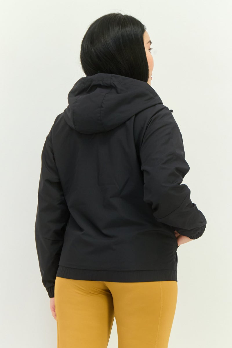 Adidas Women Spots Wear Fit Long Sleeve Outdoor Jacket ,Black - Image 3