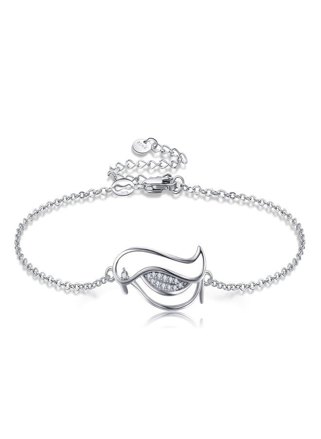 YFN Penguin Gifts Sterling Silver Penguin Bracelet Penguin Pendant Jewelry for Women Gifts - Image 1