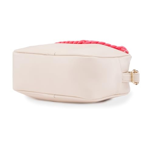Caprese Perline Sling Beige Stylish Medium Sling Bag with Adjustable Strap, Perfect for Travel and Everyday use - Image 5