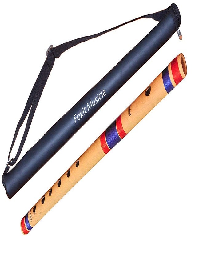 Foxit Musical Foxit Flute/Bansuri, C Sharp Scale 17inches, Medium With Free Bag - Image 1