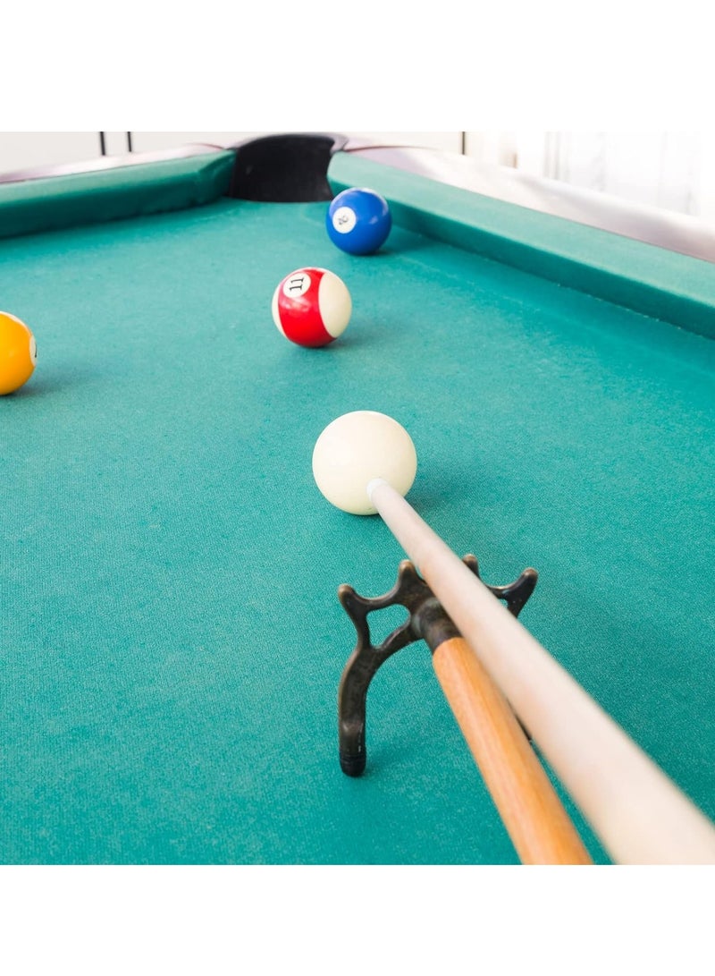 Spall Billiard Bridge Head, Pool Cue Stick Bridge Screw-On Metal Billiard Accessories with Rubber Sleeves for Pool Table - Image 4