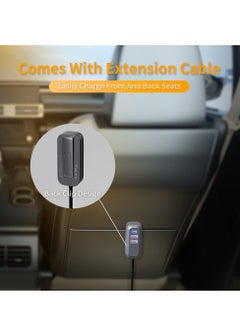 ProOne ProOne 100W Car Charger Fast Charging Dual Type-C & Dual USB Car Plug Adapter Car Charger Type C Compatible with iPhone 15 Pro Max/15 Pro/15/14/13 Pro Max/12/11,iPad Pro/mini 6,Samsung,Huawei,etc  - Image 4