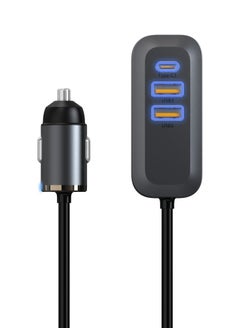 ProOne ProOne 100W Car Charger Fast Charging Dual Type-C & Dual USB Car Plug Adapter Car Charger Type C Compatible with iPhone 15 Pro Max/15 Pro/15/14/13 Pro Max/12/11,iPad Pro/mini 6,Samsung,Huawei,etc  - Image 2