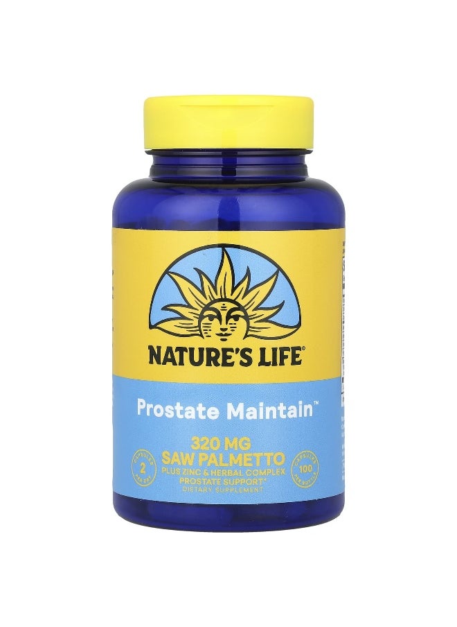 Nature's Life Nature's Life, Prostate Maintain™, 100 Capsules  - Image 1