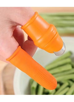 Goolsky 6-Pack Silicone Thumb Knife Set with Safety Finger Covers, Portable Fingerheld Garden Pruning Tools for Fruit Picking and Plant Trimming  - Image 5