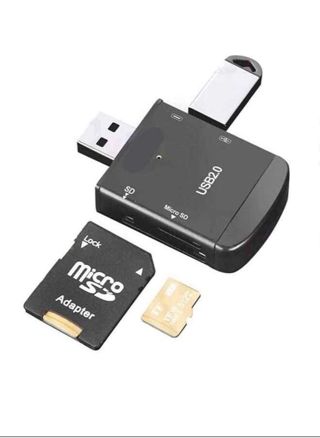 Generic - Camera Accessories Memory Cards Card Readers Type C & Micro USB & USB 3 In 1 OTG 3.0 Card Reader High-Speed Universal OTG TF/SD For Laptop Phone Extension Headers Cardreader - Image 1