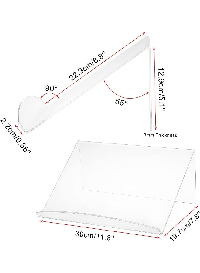 TPGP Set Of 2 Acrylic Book Display Stand 3Mm Thickness Art Display Stand - Image 3