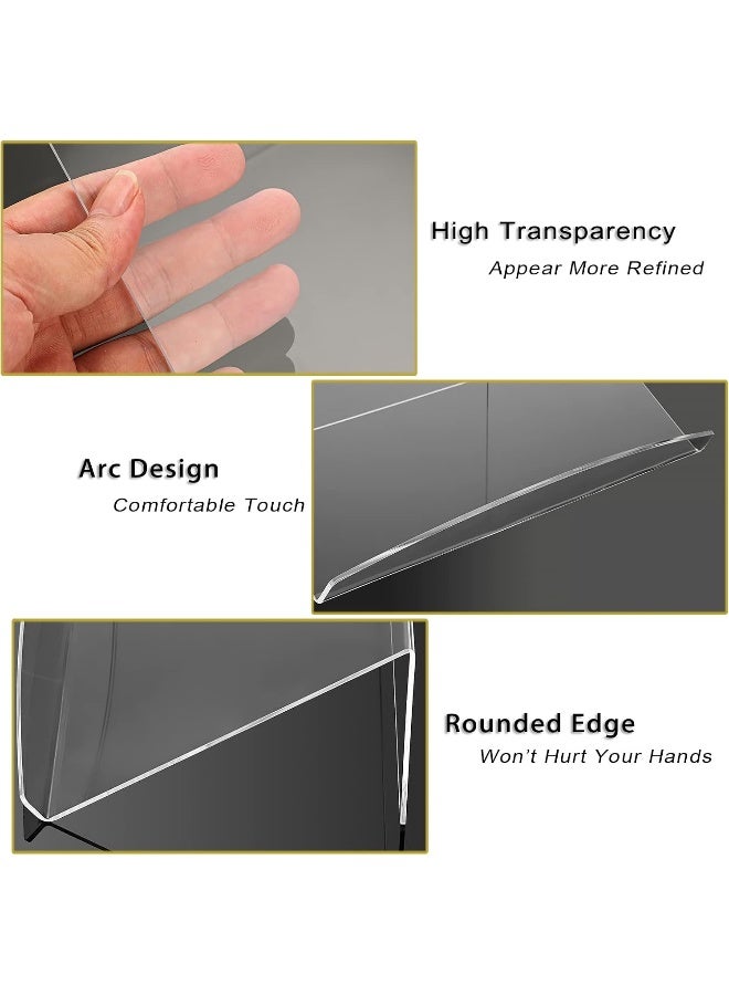 TPGP Set Of 2 Acrylic Book Display Stand 3Mm Thickness Art Display Stand - Image 5