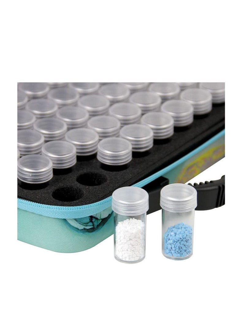 XiuWoo 60 Slots Diamond Painting Storage Containers, Art Accessories, Portable Organizer, Suitable for Organizer Craft Jewelry Beads Box - Image 5