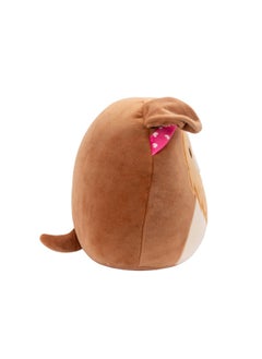 Squishmallows دبدوب قماش صغير 3.5 بوصة قابل للتعليق أندريس بني شيلتي مع ربطة قلب ، لعبة محشوة مرخصة رسميًا من كيليتوys ، لعبة ناعمة ملونة ، هدية للأطفال والفتيات والأولاد ، لعبة قابلة للغسل ومطاطية ملونة لجميع الأعمار  - Image 3