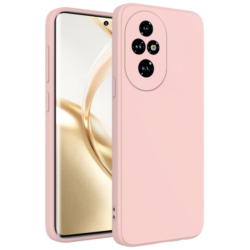 Maykela Silicone Cover Case Compatible with Honor 200 Thin with Camera Protection Soft Interior Slim Fit Flexible Phone Case for Honor 200Pink