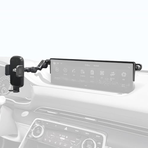 FICS Car Phone Holder for Genesis GV80 2021 2022 2023 2024 2025 – Custom-Fit Mount for Seamless Display Integration, Interior Accessories for Navigation Use, Stable Driving View - Image 1