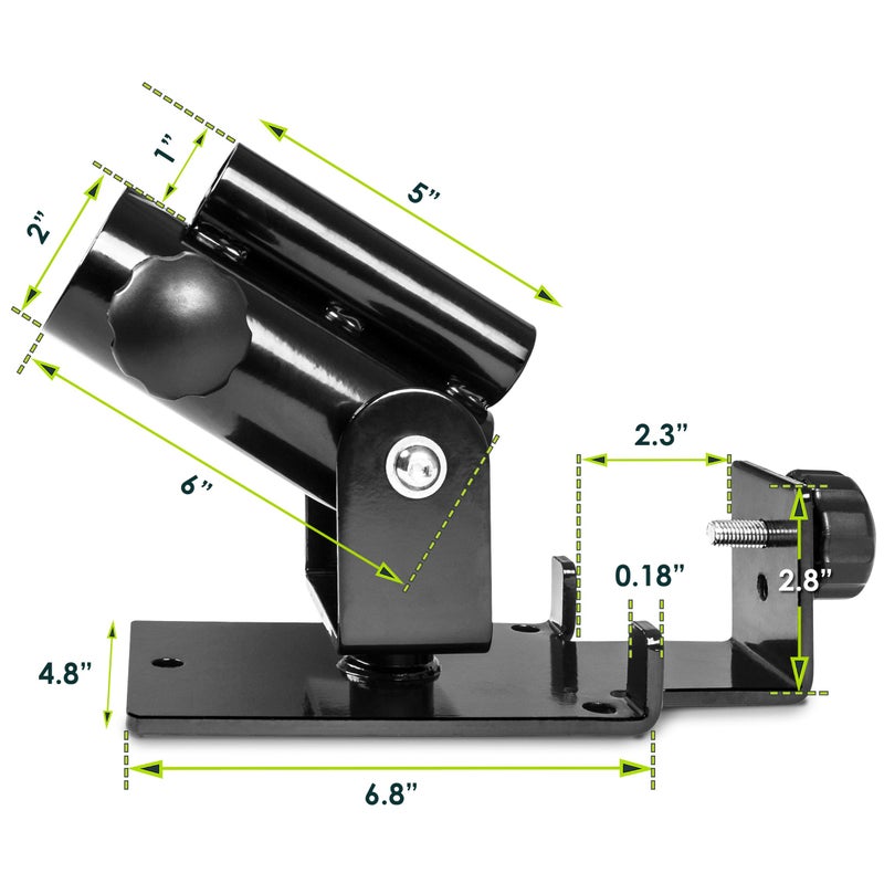 ProSourceFit منصة سحب T-BAR-360 دوارة - تناسب قضبان الأولمبيك 1" و 2" - Image 3