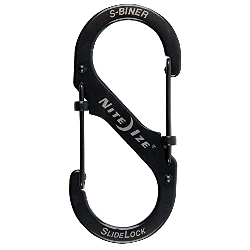 Nite Ize LSB411R3 SBiner Slide Lock Carabiner Black 475lb - Image 3