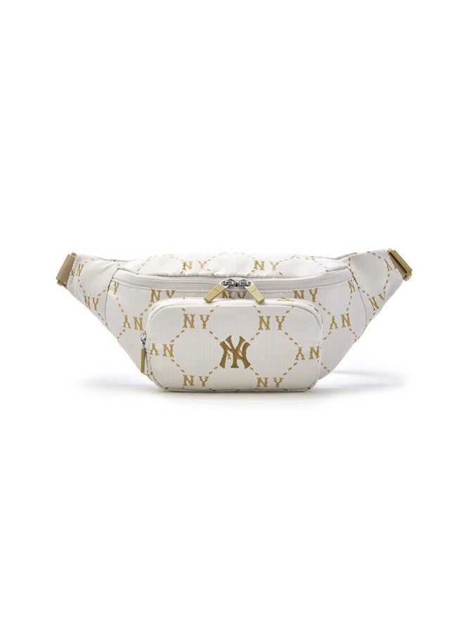 Mlb Couple Waist Bag Uni Crossbody Bag Single Shoulder Bag For Girlfriend 3ahsm035n-50ivs-f - Image 1