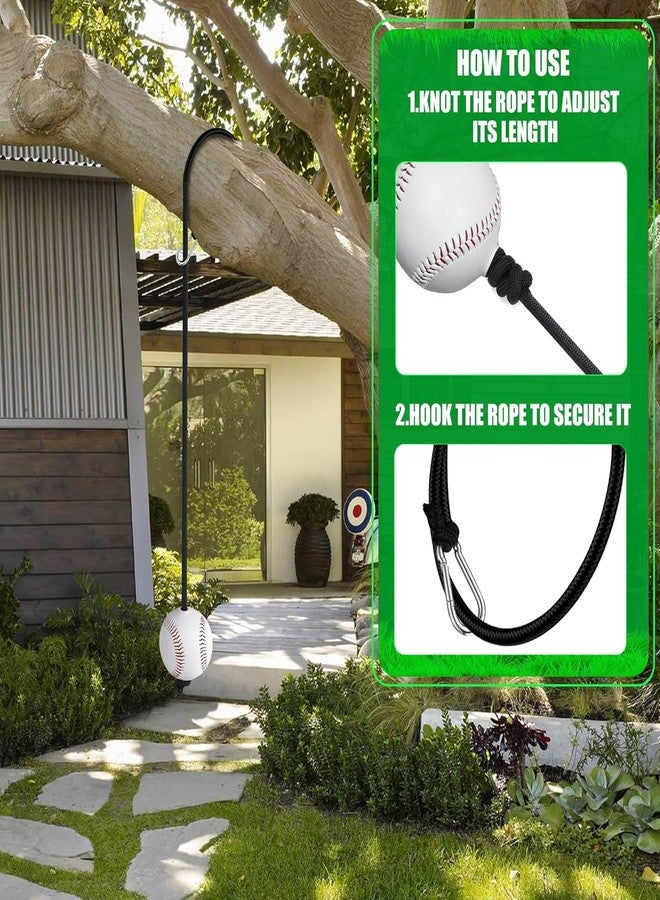 Asyxstar Baseball and Softball Batting Swing Trainer, Enhance Hitting Skills with Baseball Hitting Rope and Toss for Easy Drills – Hand-Eye Coordination, and Boost Bat Speed for All Skill Levels - Image 4