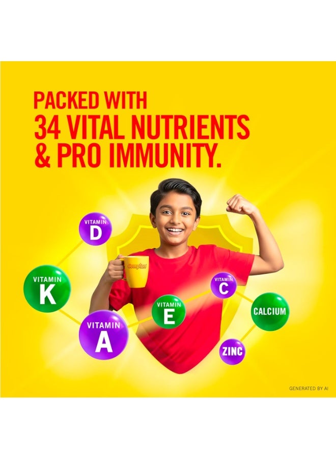 Complan Nutrition Drink Powder for Children, Royale Chocolate Flavour, 1 kg Carton|Nutrition Drink for kids with protein & 34 vital nutrients, 1 count, 30 servings - Image 2