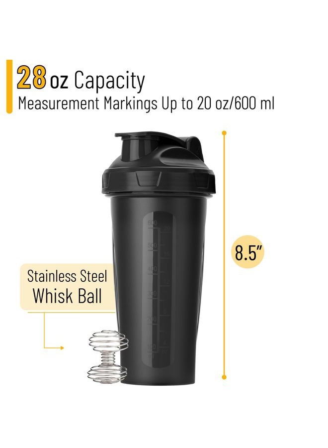 Mr. Pen Shaker Bottles for Protein Mixes, 28 oz, Shaker Bottle with Wire Whisk Ball, Protein Shaker Bottle, Shaker Cup, Protein Shaker, Protein Shake Bottle, Bottle Shaker, Shake Bottle - Image 2