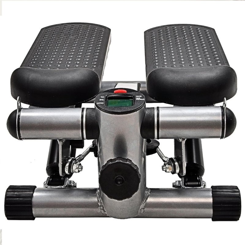 BalanceFrom Adjustable Stepper Stepping Machine with Resistance Bands, Gray - Image 4