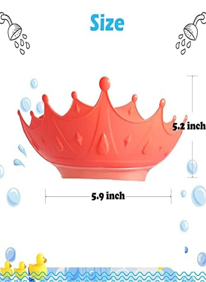 NL TRADERS Baby Shower Cap, Bath Visor hat for Eye and Ear wash Protection Waterproof Shampoo hat for Children Toddler Girls Boys, Adjustable Silicone Bathing Crown (Multicolor).01 - Image 4
