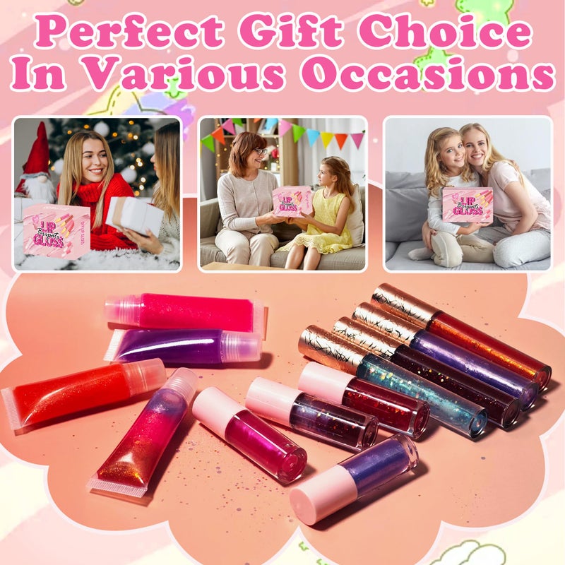 BRIPATI DIY Lip Gloss Making Kit, 46PCS DIY Lip Gloss Kit to Make Your Own Lip Gloss, Moisturizing Lip Glaze Handmade Set, Beginner Lip Gloss Kit, Lip Gloss Making Supplies Set for Women Girls - Image 5