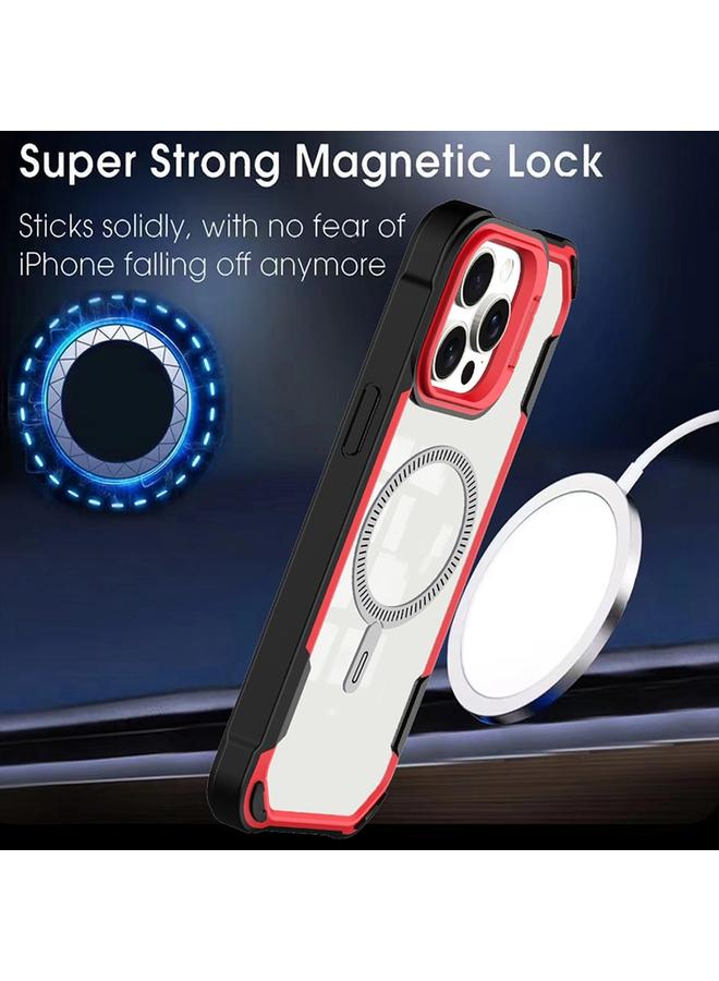 اس-توب جراب هاتف iPhone 16 Plus شفاف من الأكريليك مع حامل عدسة MagSafe - Image 5