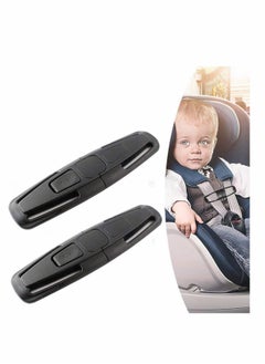 KASTWAVE Car Safety Seat Strap Belt Lock Baby Child Harness Chest Clip Safe Buckle Black  - Image 4