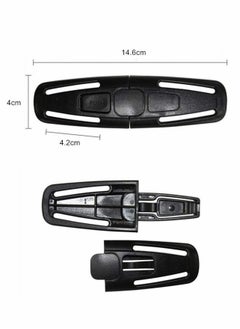 KASTWAVE Car Safety Seat Strap Belt Lock Baby Child Harness Chest Clip Safe Buckle Black  - Image 2