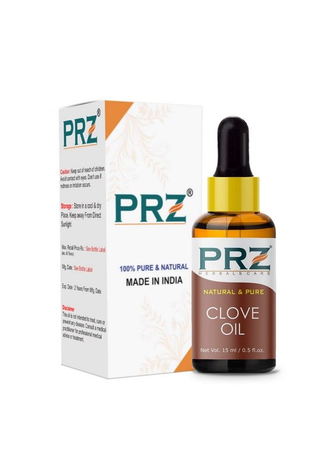 PRZ Clove Essential Oil Pure Natural & Therapeutic Grade Oil For Aromatherapy Body Massage Skin Care & Hair Care 15 Ml - Image 2