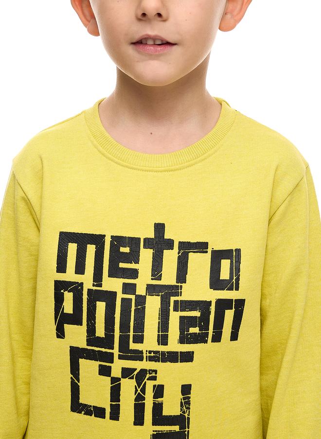 Victor And Jane Boys Multi Printed Sweatshirt and Joggers Set - Image 5