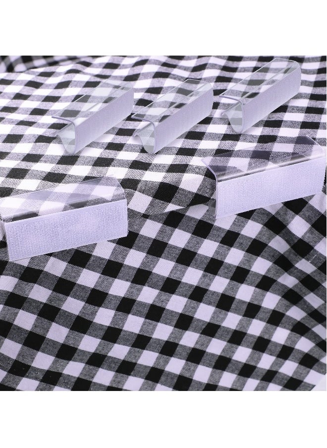 Generic - 24 Pack Clear Table Skirt Clips, Strong Tablecloth Clamps, Perfect for Securing Table Covers at Weddings, Banquets, Parties, Picnics & Outdoor Events, Multipurpose Table Edge Fasteners - Image 1