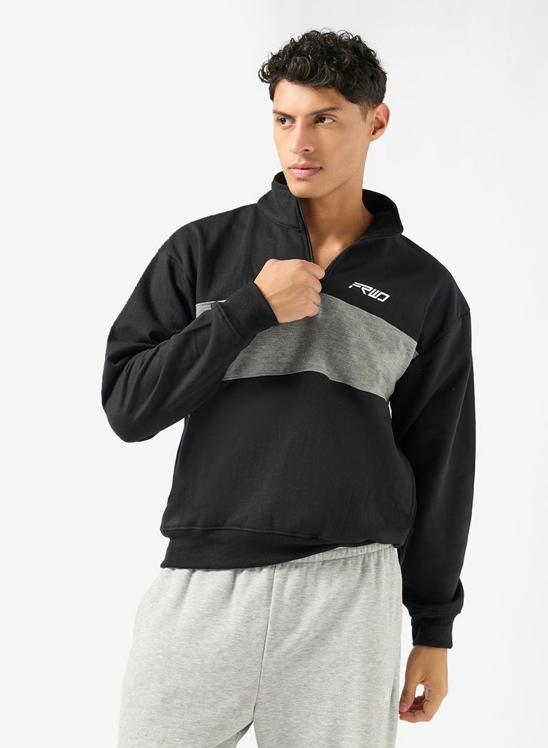 فورورد بلوزة تدريب بسحاب نصفي - Image 1