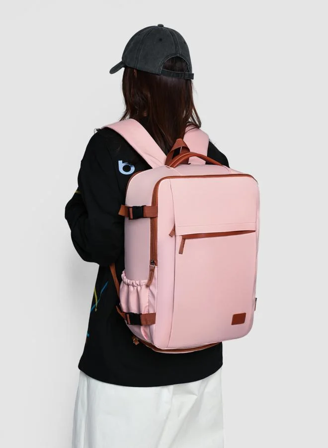 Take Two Pink Travel Backpack with Shoe Compartment