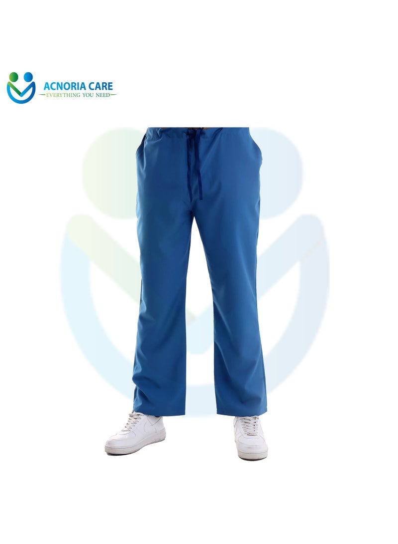 ACNORIA CARE Men's Medical Scrubs Consisting Of Two Pieces Top And Pants 25% Viscose 75% Polyester Light Blue Color - Size L - From Acnoria Care - Image 5