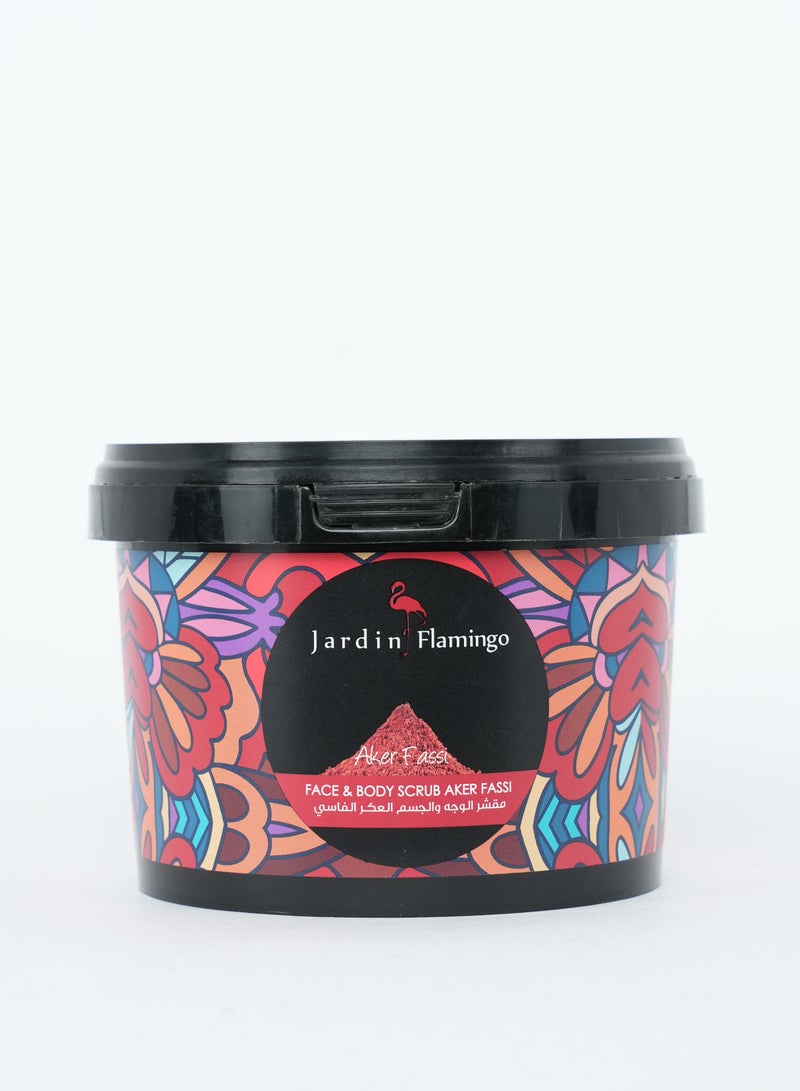 Jardin Flamingo مقشر الوجه والجسم 400 جرام - عكر فاسي - Image 1