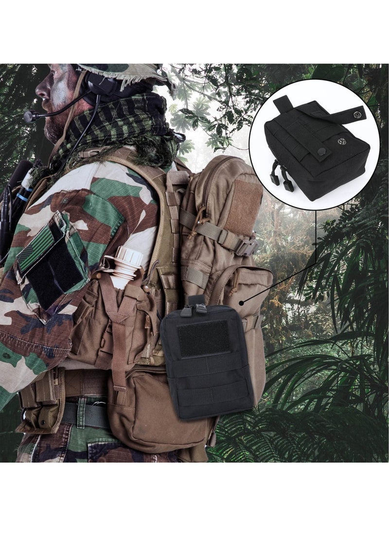 Excefore - 2pcs Tactical Molle Pouch EDC Utility Gadget Outdoor Men Waist Bag with Phone Belt Clip Holder Holster for Outdoor Hunting Camping Hiking Trekking - Image 1