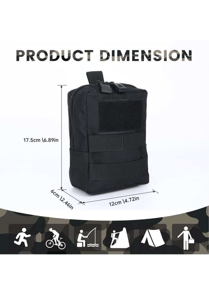 Excefore - 2pcs Tactical Molle Pouch EDC Utility Gadget Outdoor Men Waist Bag with Phone Belt Clip Holder Holster for Outdoor Hunting Camping Hiking Trekking - Image 1