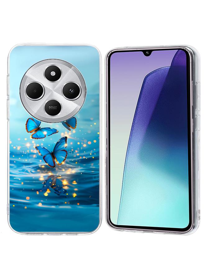 اس-توب جراب لهاتف Redmi 14C 4G بنمط رسم ملون من مادة TPU - Image 1