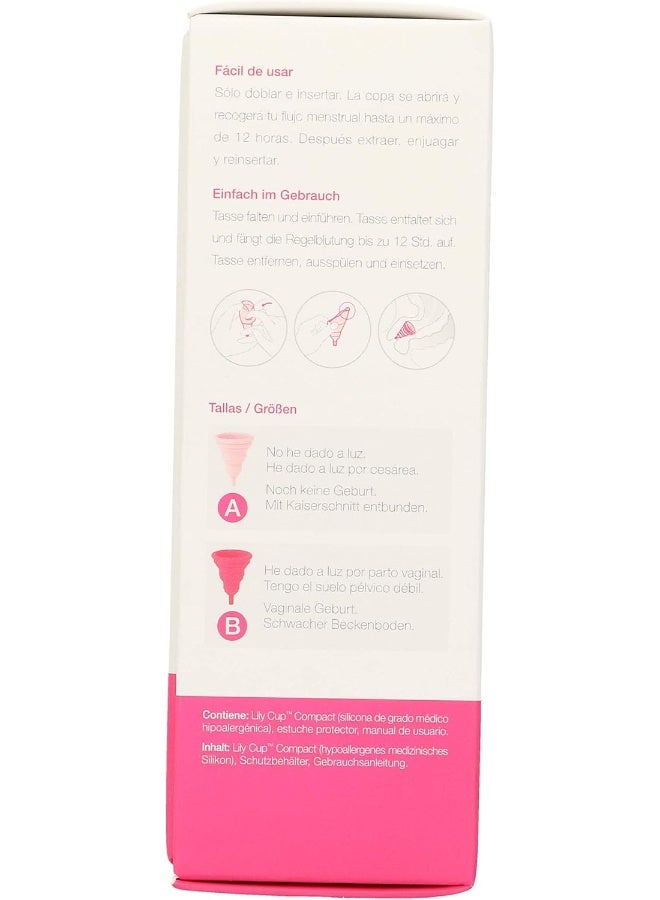 Intimina Lily Cup Compact Menstrual Cup Size B Box 1 Unit - Image 4