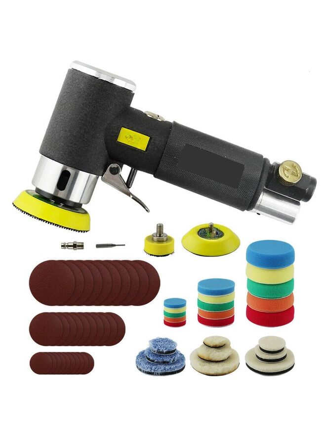 1/2/3 Inch Random Orbital Air Sander, Mini Pneumatic Sander for Auto Body Work, High Speed Air Powered Polisher - Image 1