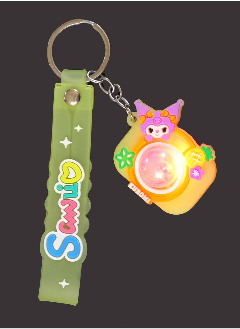 Generic - Cartoon Shapes Luminous Silicon Key Chain - Image 1